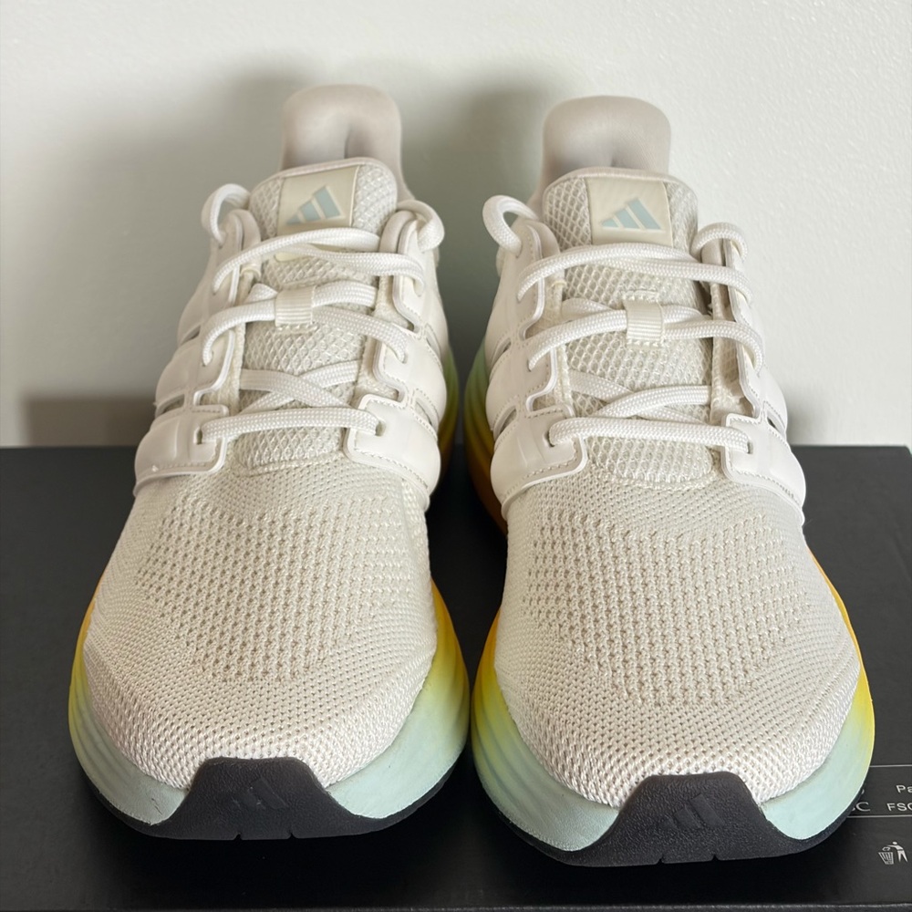 Adidas Ultradream Bold Running Shoes - Cloud White/Yellow Gradient - Women's 6.5 - Picture 9 of 14